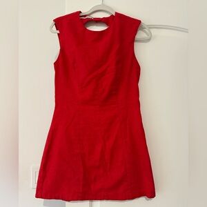 Abercrombie & Fitch Red Sheath Mini Dress